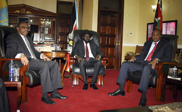 Peace talk visit in South Sudan