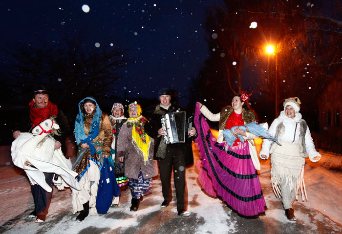 Belarussians mark New Year