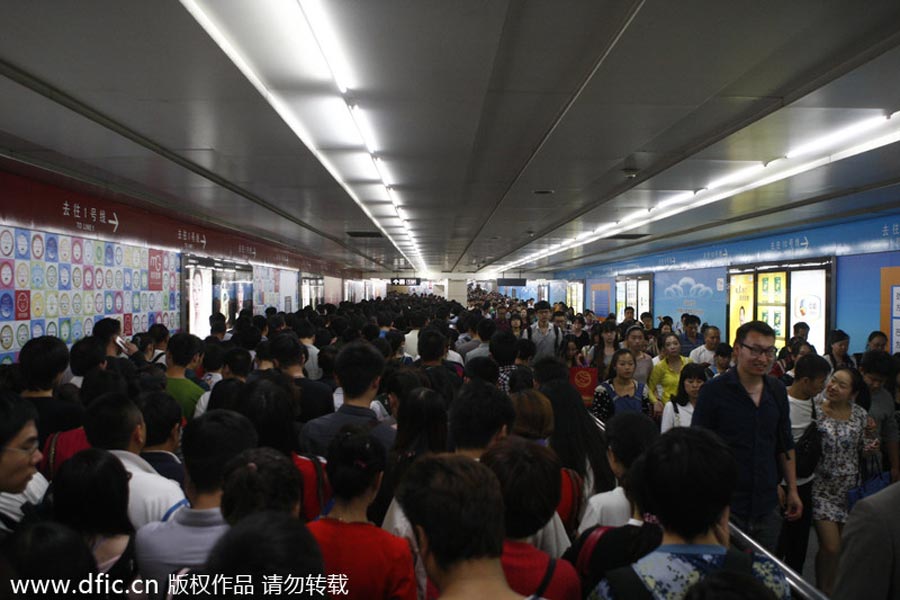 Top 10 crowded subway stations in Beijing