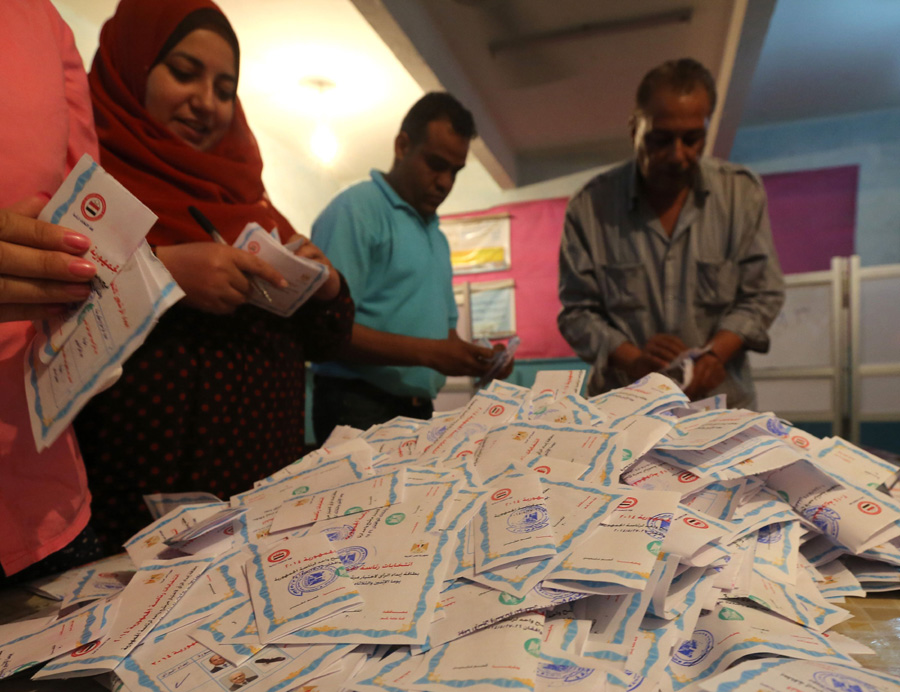Sisi to sweep presidential polls after initial count