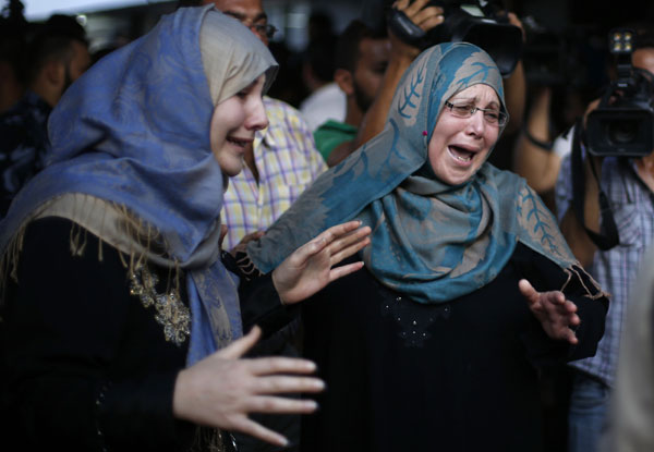 Palestinian president declares Gaza disaster area