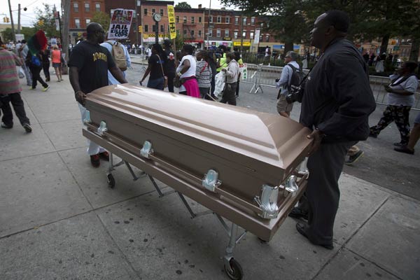Thousands rally in New York over chokehold death