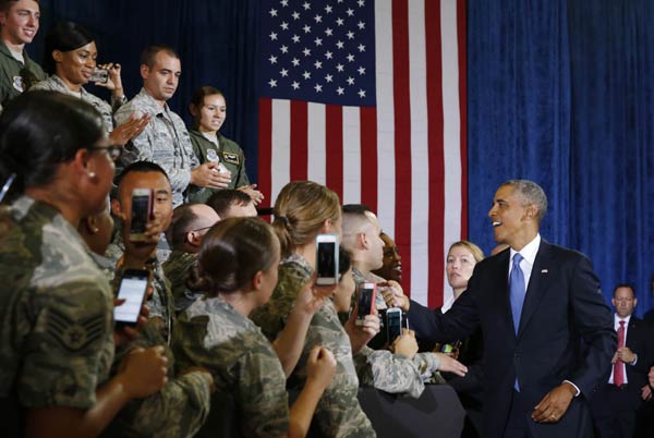 Obama reiterates no ground troops against IS