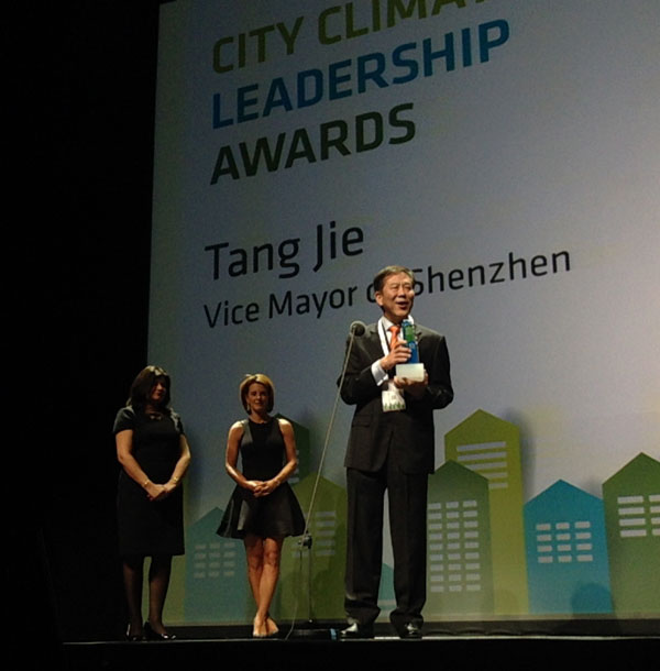 Shenzhen wins green city award