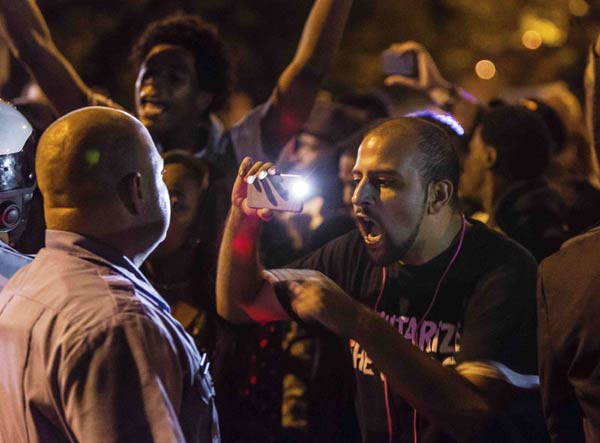 Shooting of black teenager triggers protest in St. Louis
