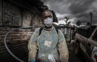 Liberia president describes heavy cost of Ebola