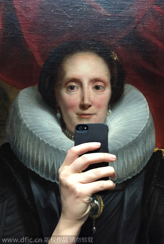 Selfies seem popular throughout the ages