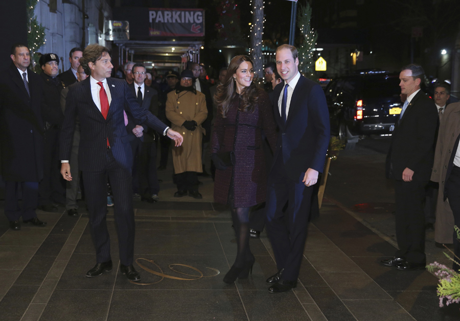 Prince William and Kate arrive on first trip to NYC