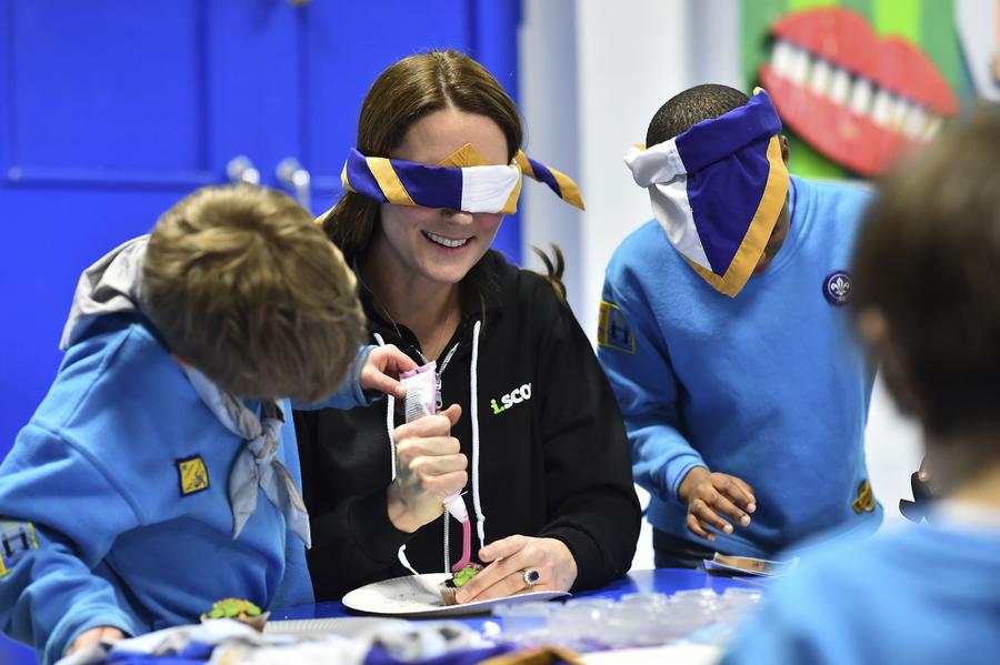 Duchess of Cambridge joins Beaver Scout meeting