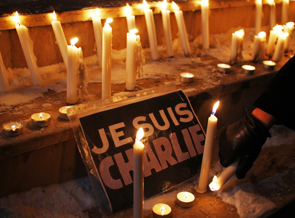 Tributes to Paris shooting victims