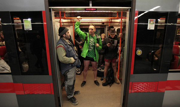The No Pants Subway Ride celebrates silliness