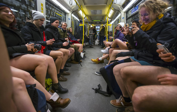 The No Pants Subway Ride celebrates silliness