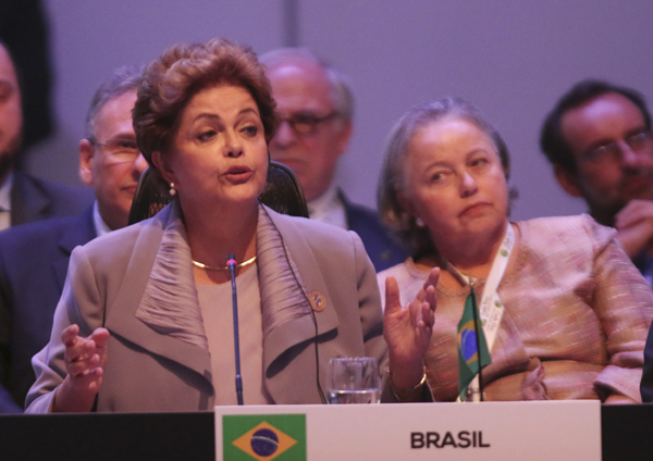 Brazil's president defends spending cuts