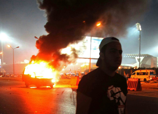 At least 22 Egyptian soccer fans killed in clashes with police
