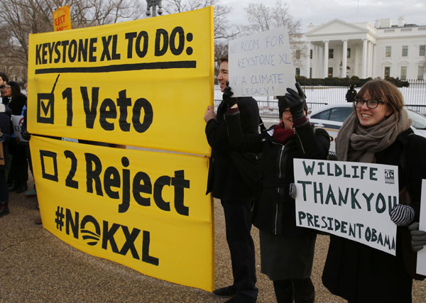 Obama vetoes Keystone XL pipeline bill