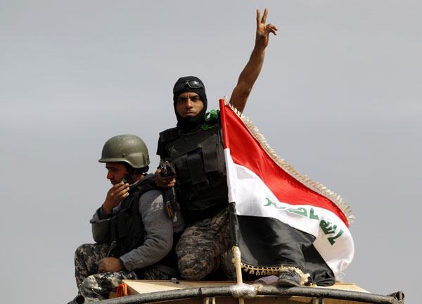 Iraqi forces free IS-held town in Salahudin province