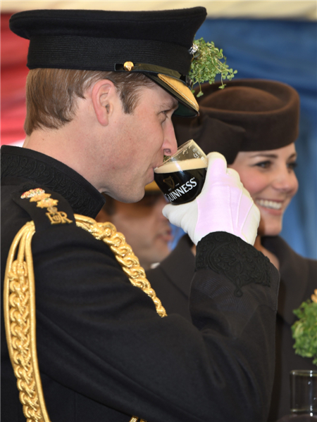 Prince William and Kate celebrate St Patrick's Day