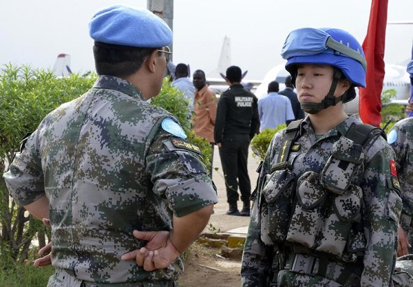 Last batch of Chinese peacekeeping infantry arrives in S.Sudan