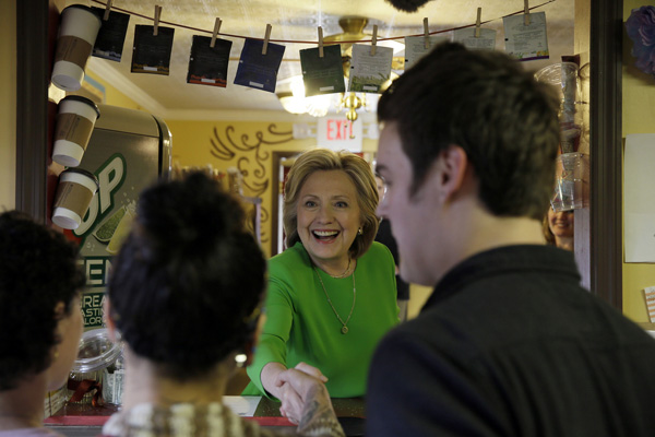 Hillary Clinton highlights major goals for 2016 campaign