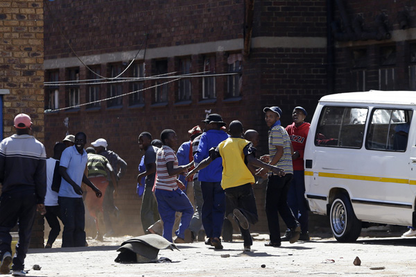 China complains to S. Africa over xenophobic attacks