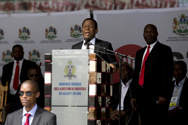 Zulu King calls for an end to xenophobic violence in S. Africa