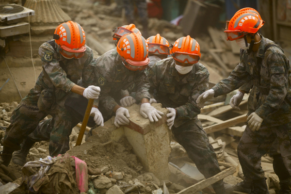 China pledges continued help as Nepal rebuilds