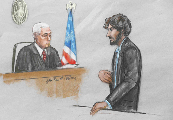 Boston Marathon bomber Tsarnaev apologizes, formally sentenced to death
