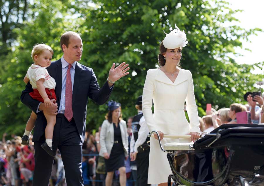 Official pictures of Princess Charlotte's christening