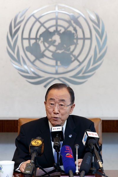 Japan criticized for protest over UN chief's visit to Beijing