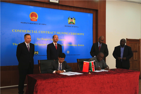 Chinese company helps build new railway in Kenya