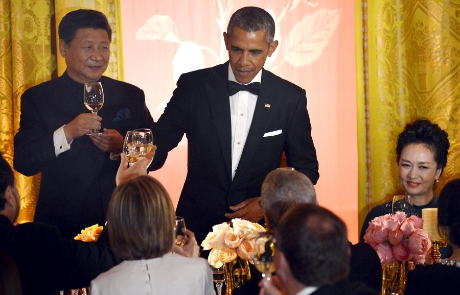 White House hosts state dinner for President Xi, First Lady Peng