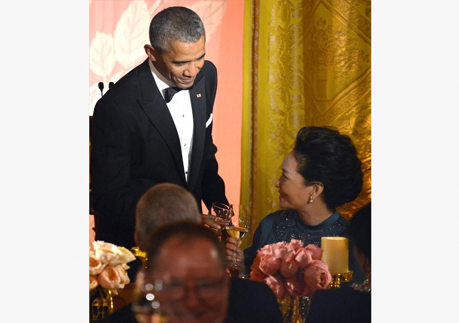 White House hosts state dinner for President Xi, First Lady Peng