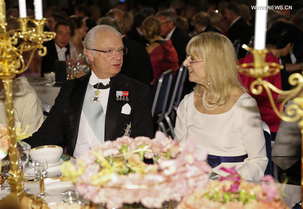 Laureates, Sweden royal members attend traditional Nobel Banquet