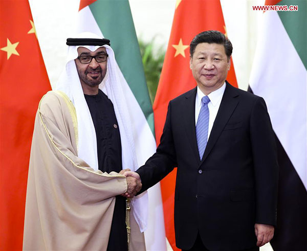 China, UAE pledge to boost Belt and Road cooperation