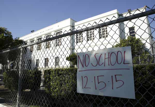 Los Angeles schools bomb threat believed to be hoax