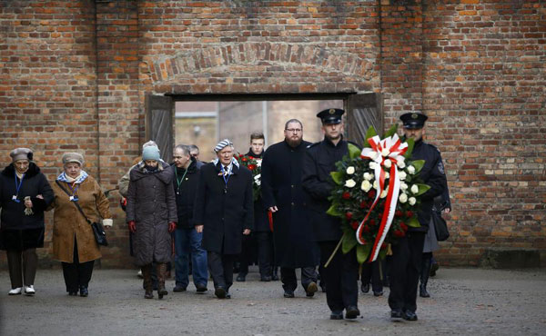 Ceremony held in Auschwitz Camp to remember the Holocaust