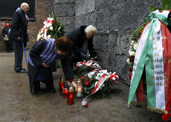 Ceremony held in Auschwitz Camp to remember the Holocaust
