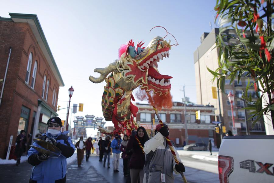 People celebrate Chinese Lunar New Year in Canada