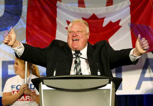 Toronto's colorful former mayor Rob Ford dies of cancer