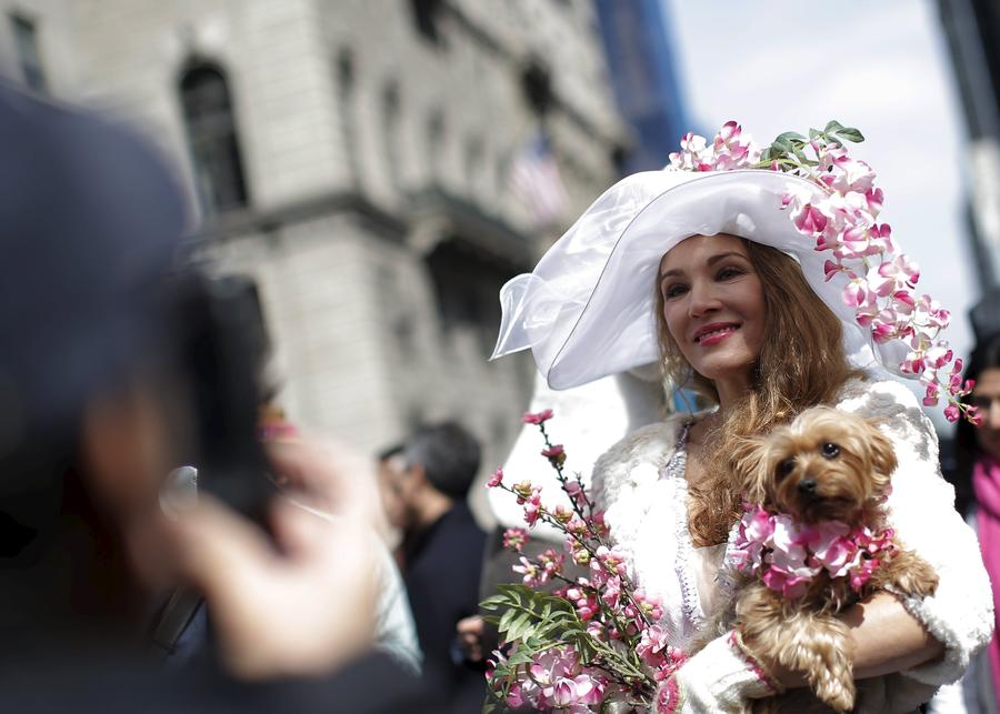 Easter Parade and Bonnet Festival brings fancy headwear to NYC