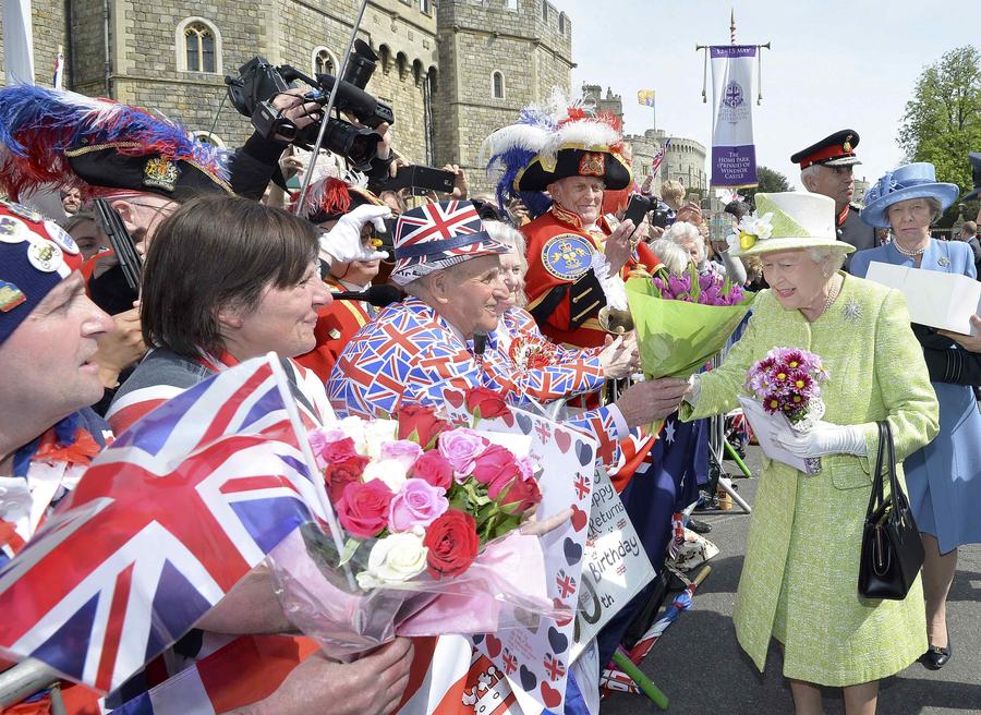 Britain's Queen Elizabeth II celebrates 90th birthday