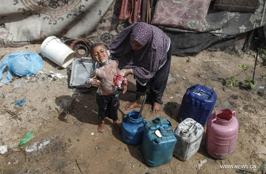 Palestinian residents of Gaza Strip face growing water shortage