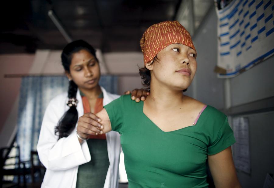 Nepal earthquake one year on - treating the victims