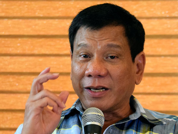Duterte 'willing to improve ties' with Beijing