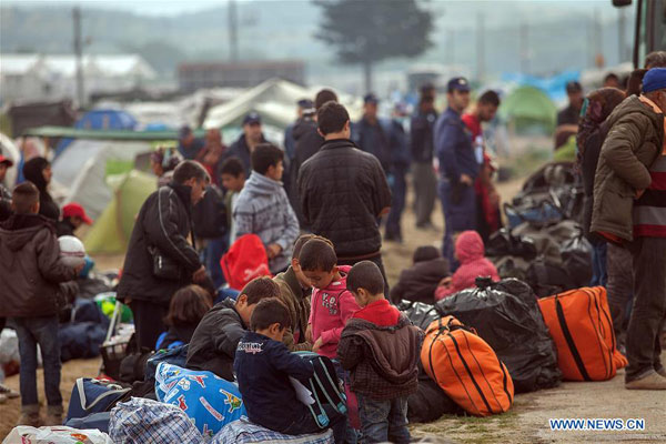 2,000 refugees relocated on first day of major police operation