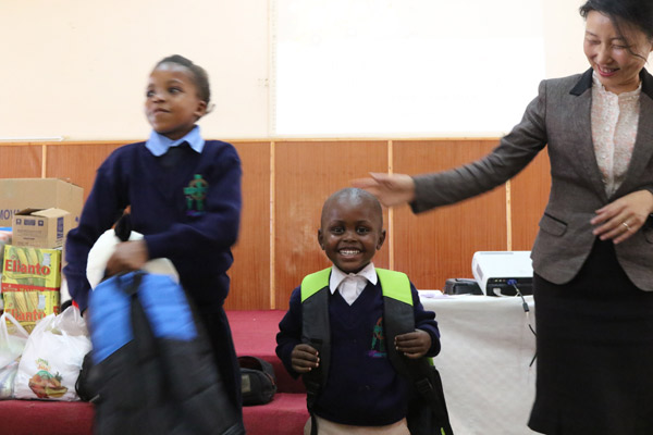Chinese Embassy helps Kenyan orphans
