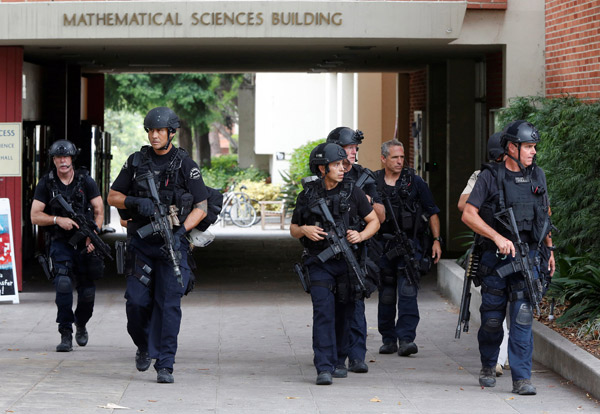 Murder-suicide kills two at UCLA, shuts down campus