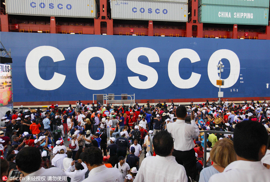 Panama Canal opens with China ship making passage