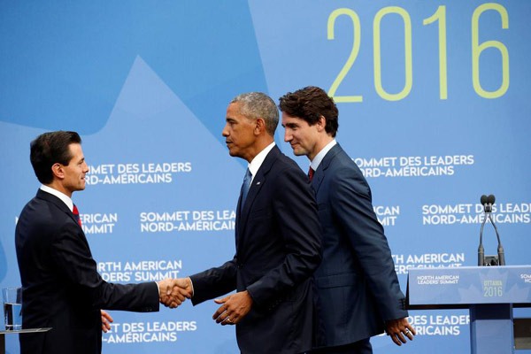North American leaders meet in Ottawa