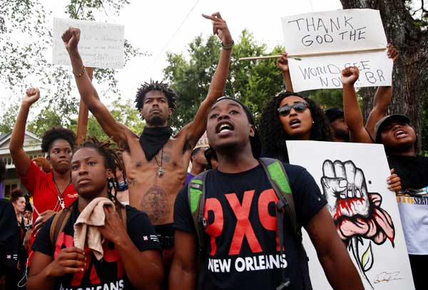 Dozens more arrests in Louisiana after leaders warn against protest violence